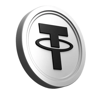 Ícono de la criptomoneda Tether USDT ubicado en el apartado de confianza de la comunidad de trading